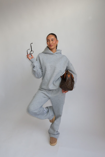 Signature Bow Joggings - Light Grey