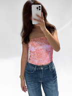 Kaia Shimmer Top