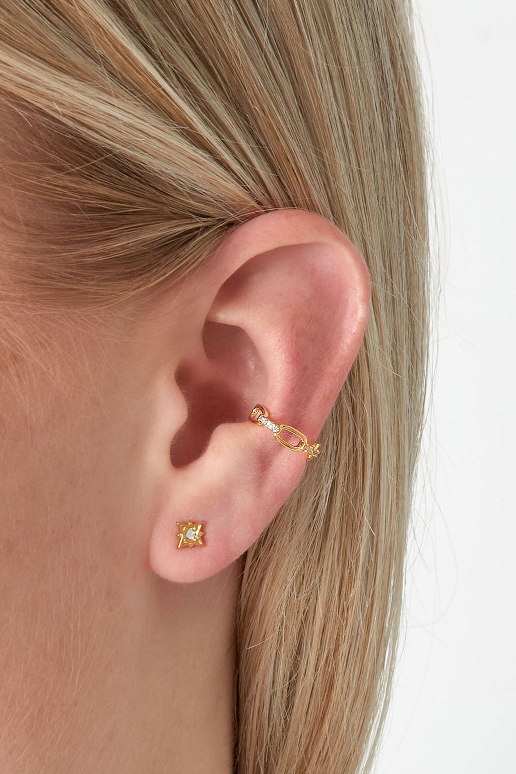 Crystal Link Ear Cuff