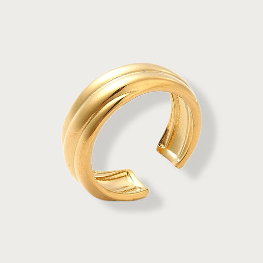 Golden Edge Ring