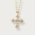 Ice Pulse Cross Necklace