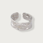 Bold arc ring