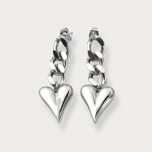 Heartchain Earrings