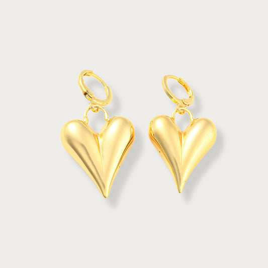 Plummy Heart Earrings