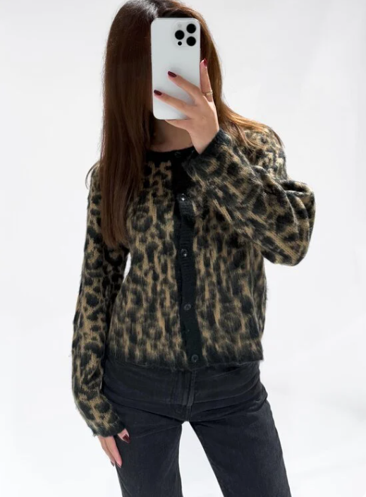 Leopard cardigan